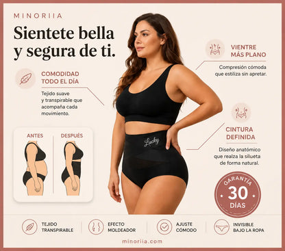 Braga Moldeadora de Tiro Alto  Control de Vientre Sin Costuras