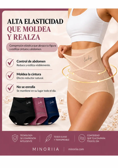 Braga Moldeadora de Tiro Alto  Control de Vientre Sin Costuras