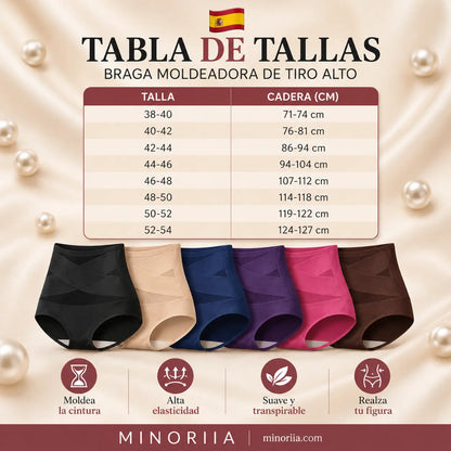 Braga Moldeadora de Tiro Alto  Control de Vientre Sin Costuras